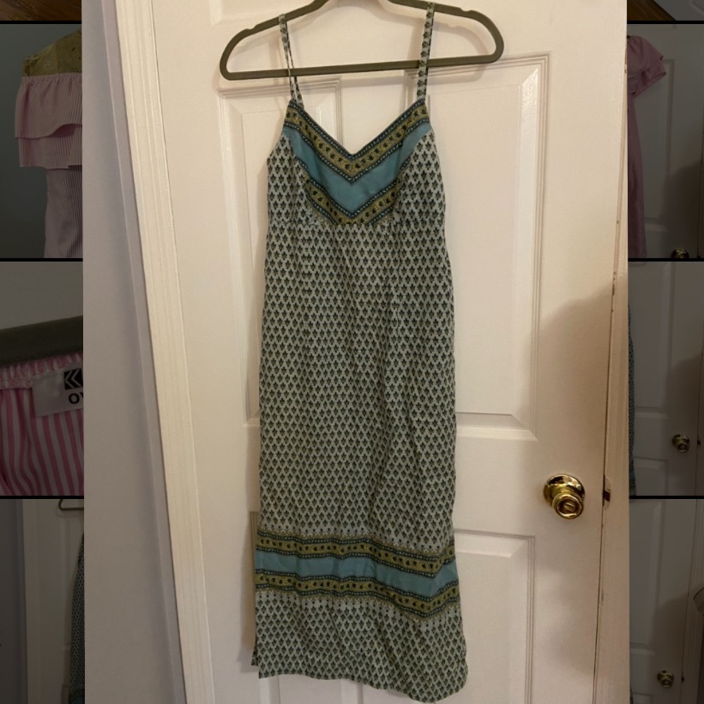 American Eagle zipper maxi dress